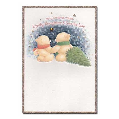 Daughter & Son-in-Law Forever Friends Christmas Card